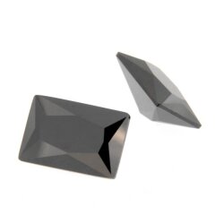 Zirk. schwarz baguette princess cut 5 x 2,5 mm
