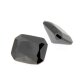 Zirk. schwarz achteck princess cut 11 x 9 mm