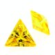 Zirkonia gelb dreieck 12 x 12 mm