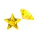 Zirkonia gelb stern 4 x 4 mm