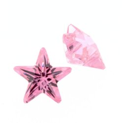 Zirkonia pink stern 4 x 4 mm