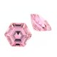 Zirkonia pink sechseck 10 x 10 mm