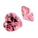 Zirkonia pink herz 4 x 4 mm