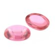 Zirkonia pink oval cabochon 12 x 10 mm