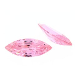 Zirkonia pink navette 10 x 5 mm
