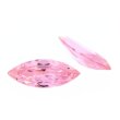 Zirkonia pink navette 10 x 5 mm