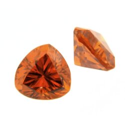 Zirkonia orange trillion 5 x 5 mm