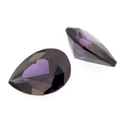 Zirkonia amethyst tropfen 6 x 4 mm