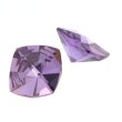 Zirk. amethyst carre antik Fantasieschliff 8 x 8 mm