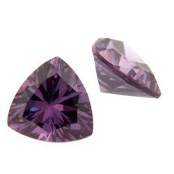 Zirkonia amethyst trillion 4 x 4 mm