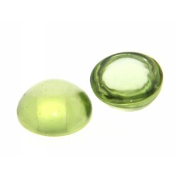 Zirkonia peridot rund cabochon