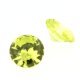 Zirkonia peridot rund buff top