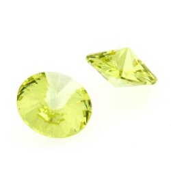 Zirkonia peridot rivoli cut Ø 10,0 mm