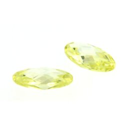 Zirkonia peridot oval zweis. Rautenschliff