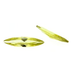 Zirkonia peridot navette