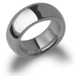 Ring 9,0 mm glatt Silber
