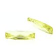 Zirk. peridot baguette zweis. Rautenschliff 9 x 3 mm