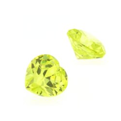 Zirkonia peridot herz