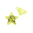 Zirkonia peridot stern 4 x 4 mm