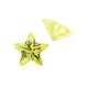 Zirkonia peridot stern 4 x 4 mm