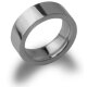 Ring 7,5 mm glatt Silber