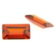 Zirkonia granat baguette step cut 5 x 2,5 mm