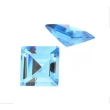 Zirkonia blau topas carre step cut