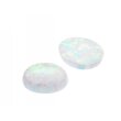 Synth. Opal weiß oval 5 x 3 mm
