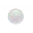 Synth. Opal weiß kugel agb. Ø 4,0 mm