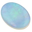 Opal echt blau/grün oval 8 x 6 mm