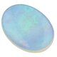 Opal echt blau/grün oval 8 x 6 mm