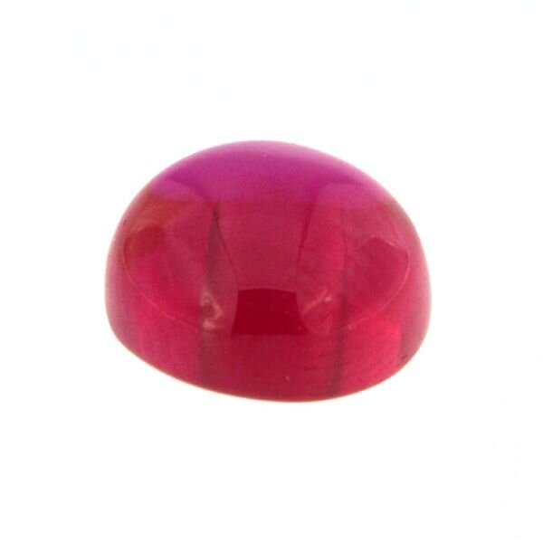 Synth. Rubin rund cabochon - Becker & Kerschner