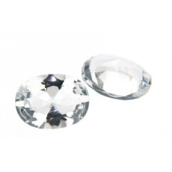 Bergkristall oval 10 x 6 mm