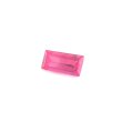 Synth. Rubin baguette step cut 4 x 3 mm