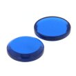 Synth. Blau Spinell Platte poliert Ø 7,0 mm