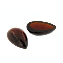 Granat tropfen cabochon 6 x 4 mm