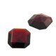Granat achteck step cut 7 x 7 mm
