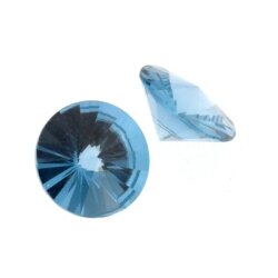 Synth. Aquamarin rain cut Ø 9,0 mm