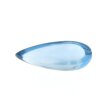 Synth. Aquamarin tropfen cab. 14 x 6 mm