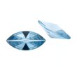 Synth. Aquamarin navette rain cut 10 x 5 mm