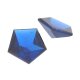 Synth. Blau Spinell fünfeck cab. fac. 7 x 7 mm