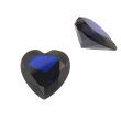 Synth. Blau Spinell herz 5 x 5 mm