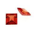 Synth. Padp. Saphir carre step cut 4,5 x 4,5 mm