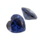 Zirkonia tansanit herz 6 x 6 mm