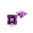 Amethyst carre step cut