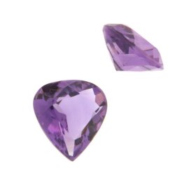 Amethyst herz ohne Kerbe 9 x 9 mm