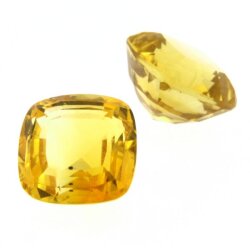 Citrin carre antik Sonderschliff 8,5 x 8,5 mm