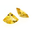 Citrin dreieck pie cut 4 x 4 mm