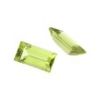 Peridot baguette step cut 4 x 2 mm