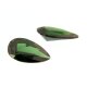 Zirkonia smaragd tropfen 10 x 6 mm